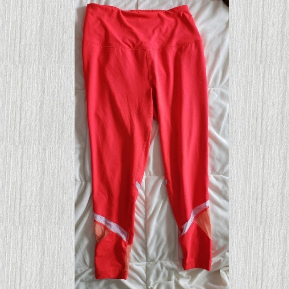 Reebok Mesh Panel Leggings Small